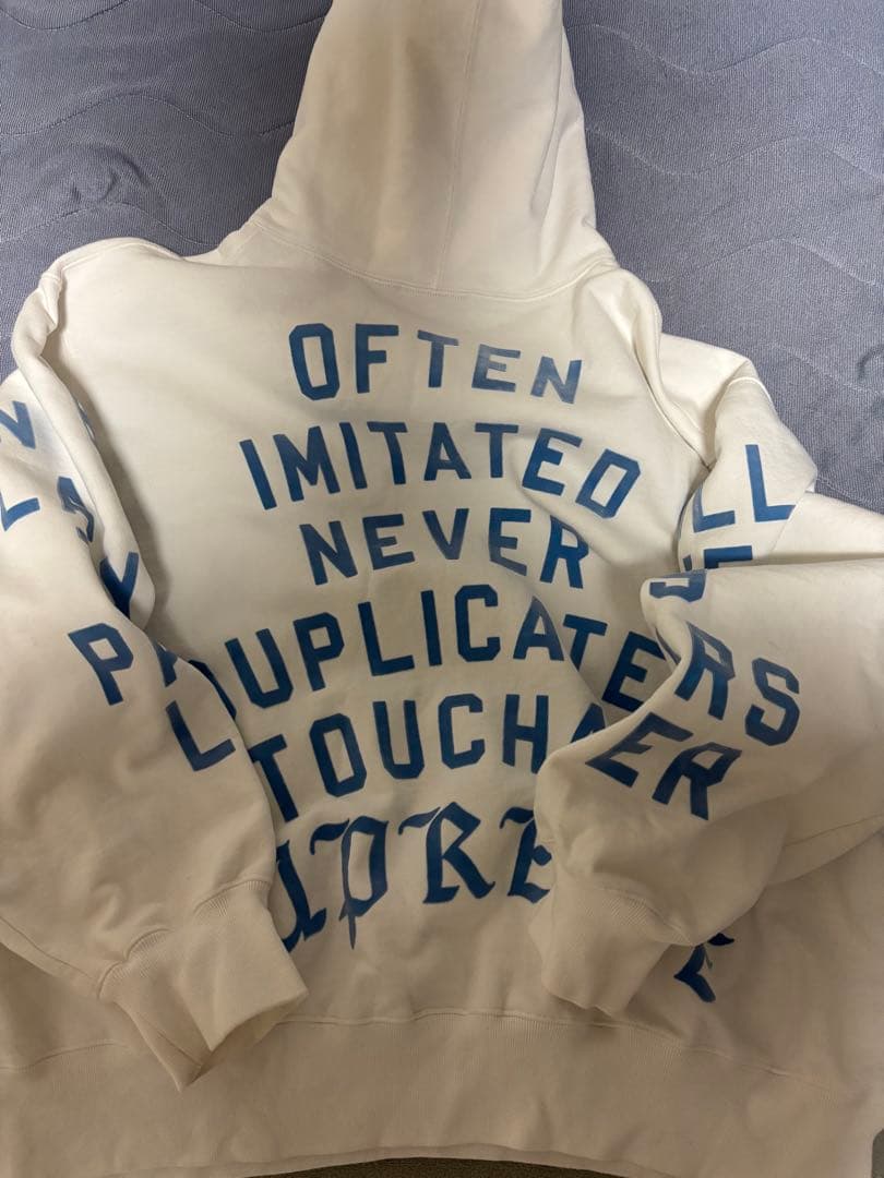 Supreme Team Flocked Hooded Sweatshirt