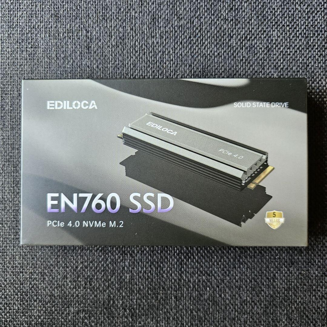 EDILOCA EN760 SSD 2TB NVMe 4.0 M.2 PS5対応 12,699円
