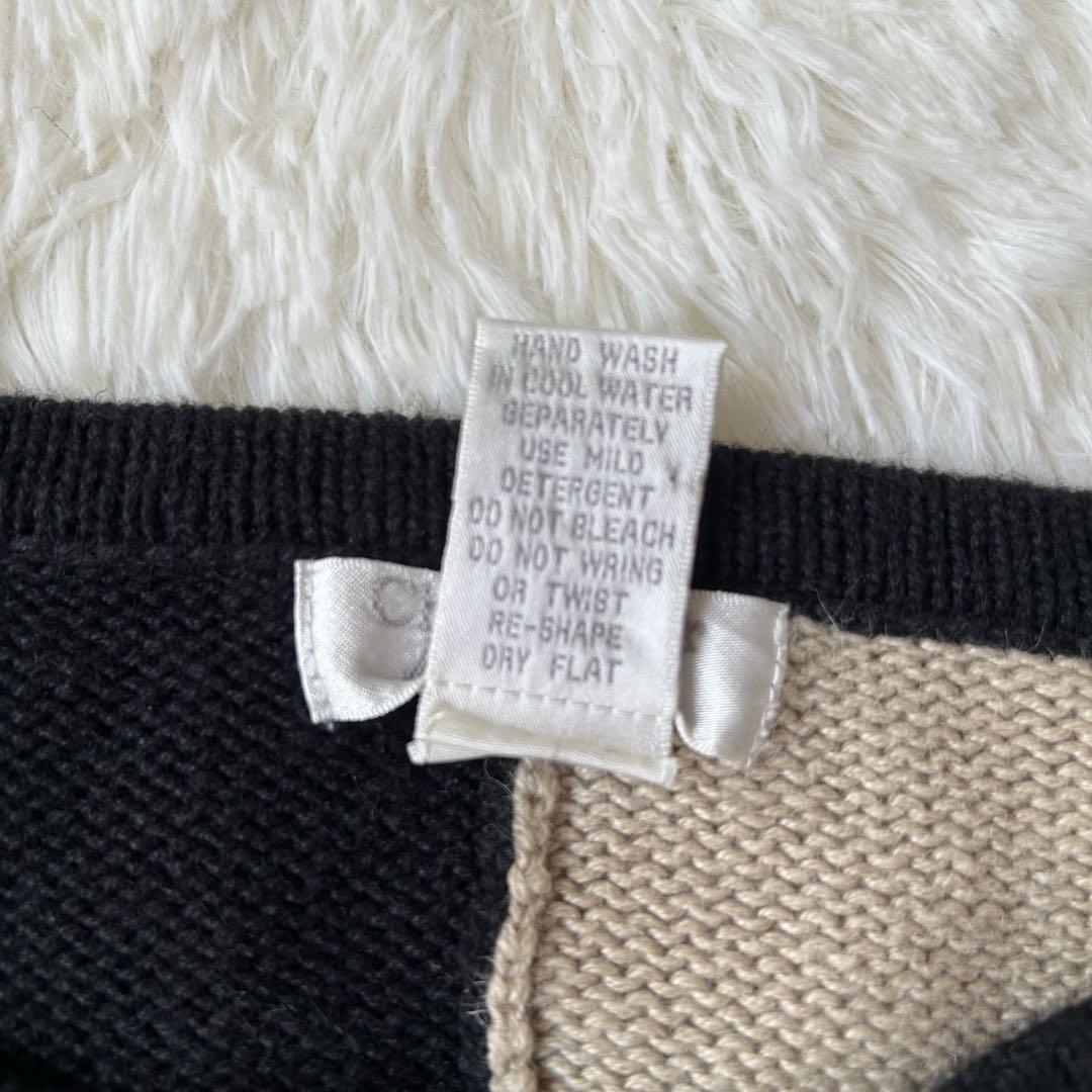 Christopher&Banks ヴィンテージカーディガン 猫 刺繍 Mサイズ