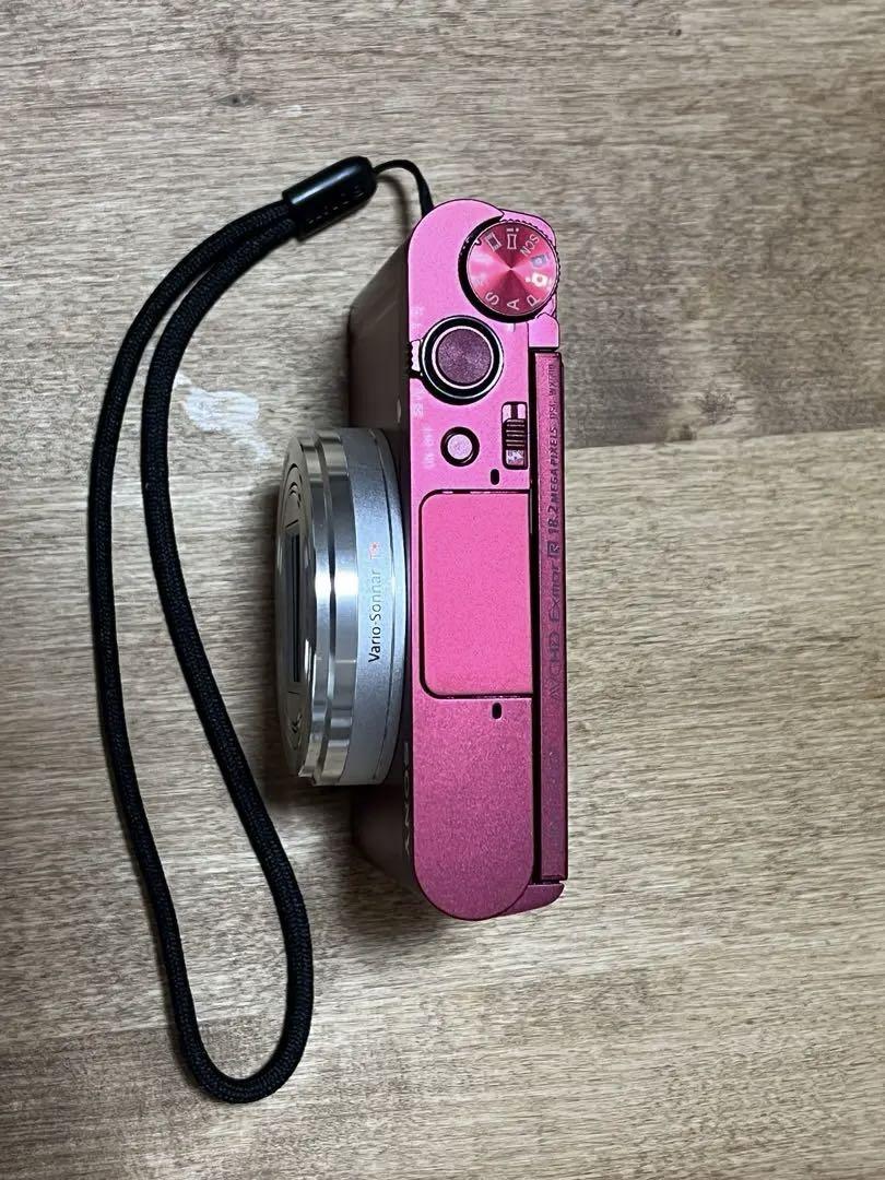 SONY コンパクトデジタルカメラ ピンク　DSC-wx500