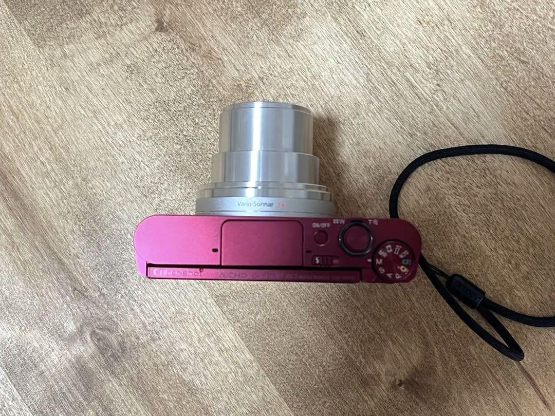 SONY コンパクトデジタルカメラ ピンク　DSC-wx500