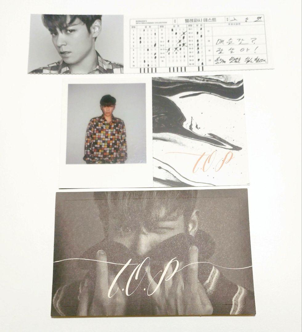 BIGBANG TOP welcoming 2016 ポラロイド ステッカー クリアファイル