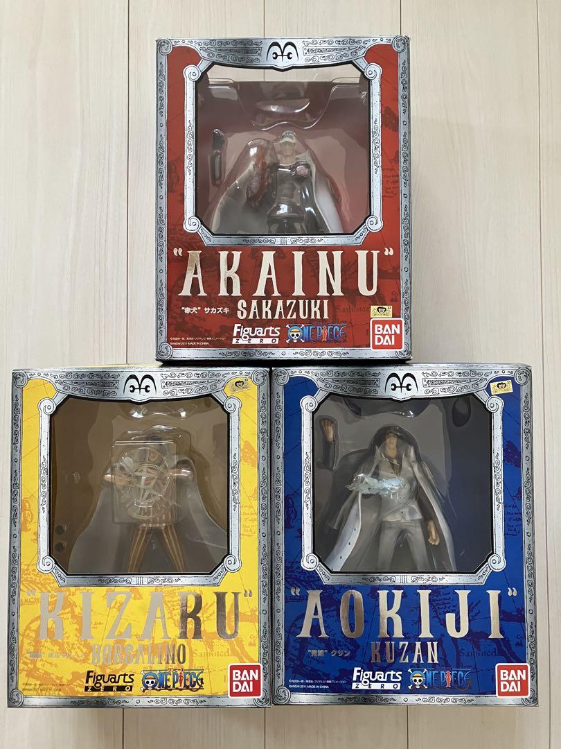 フィギュアーツZERO 赤犬 黄猿 青雉 三大将 3体セット ワンピース
