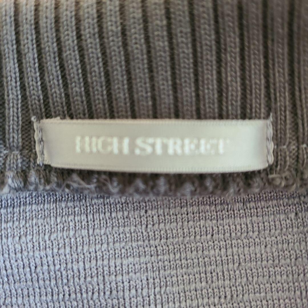 HIGH STREET グレー ショートスリーブ トップス