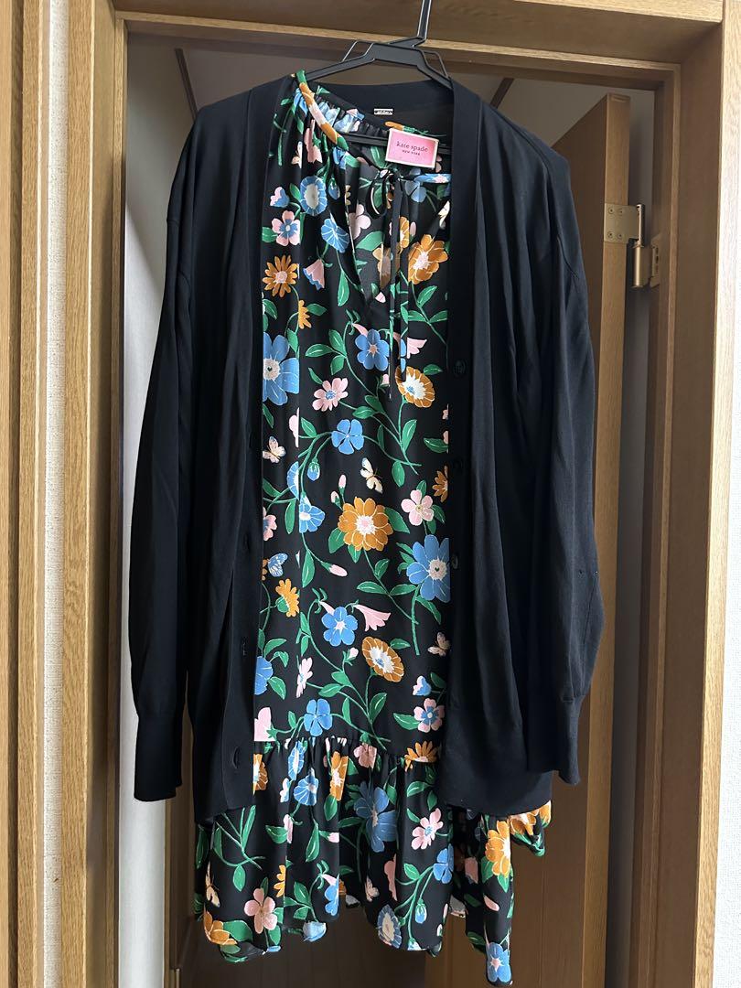 kate spade フラワープリントワンピース