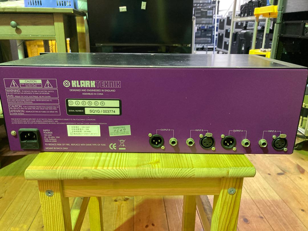 KLARK TEKNIK SQ1G グラフィックイコライザー SQ1G | ベステックオーディオ株式会社