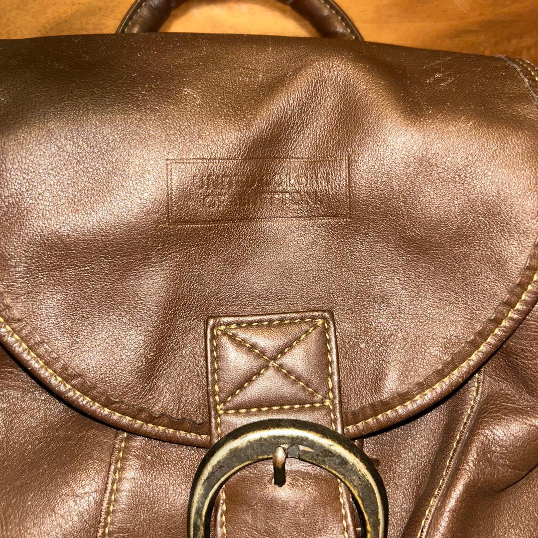 【ビンテージ】UNITED COLORS BENETTON 本革リュックバック