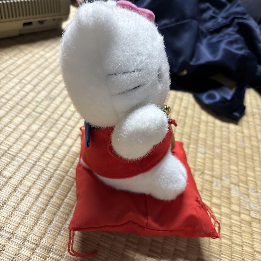 サンリオ ハローキティ 招き猫 小判 招福 ぬいぐるみ 昭和 平成レトロ レア