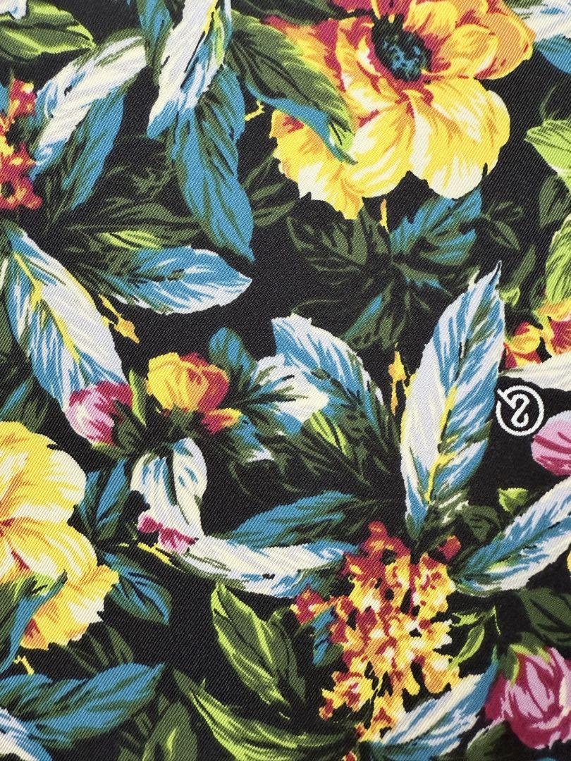 【希少】 &ellecy トレンチコート ロングコート 総柄 花柄 美品