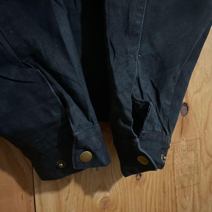 格安大特価 ダックジャケット USA古着 90s ブラック 黒 NkreS-m75010796163 企業 刺繍 ロゴ アクティブ 人気SALEHOT