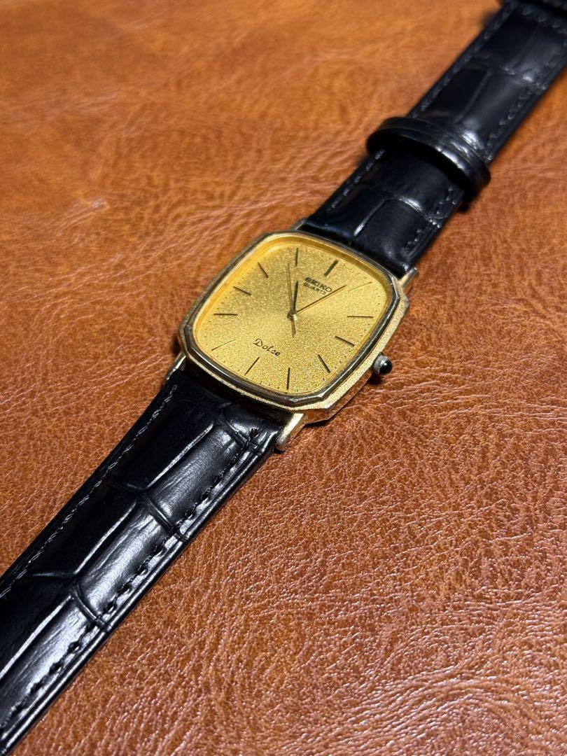 A102 希少 稼動品 SEIKO DOLCE スクエア型 80年代ヴィンテージ