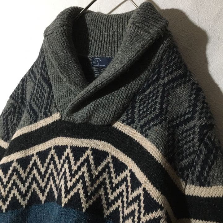 個性派古着 old gap デザインニット メンズl 襟付き 厚手 ゆったり メルカリ 個性派古着 old gap デザインニット メンズl 襟付き 厚手 ゆったり メルカリ