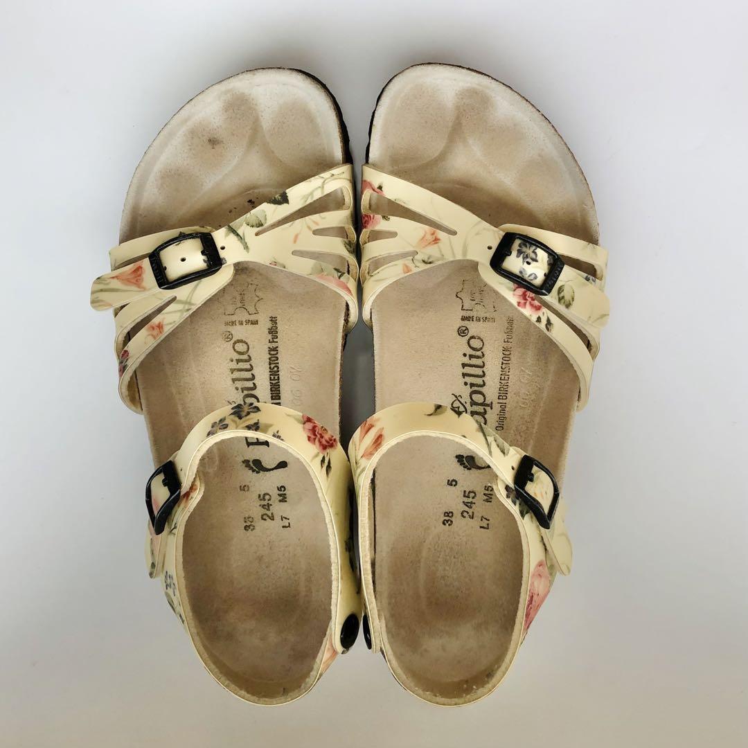 BIRKENSTOCK ビルケンシュトック 花柄 パピリオ38 24.5cm - メルカリ