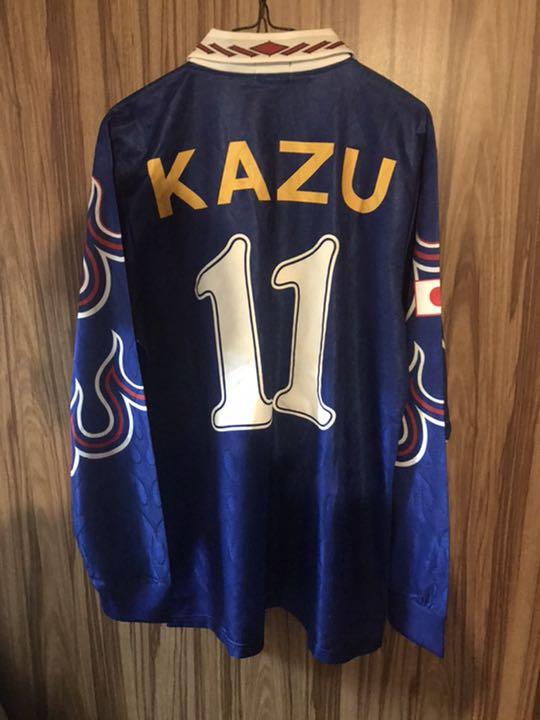 フランスワールドカップモデル！カズさんの長袖ユニホーム新品