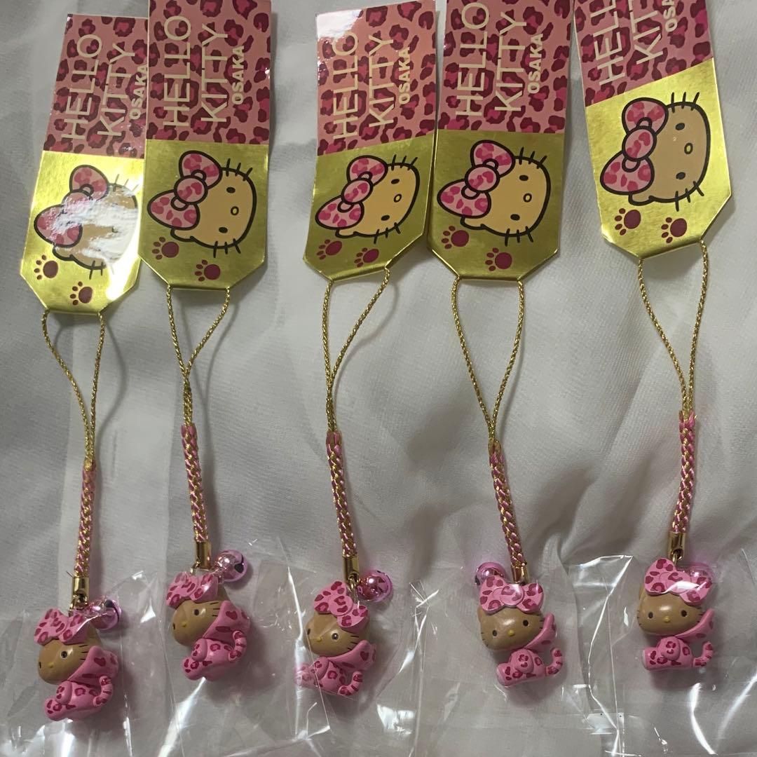 ハローキティ 根付け ストラップ ご当地 日焼け ヒョウ柄 - メルカリ
