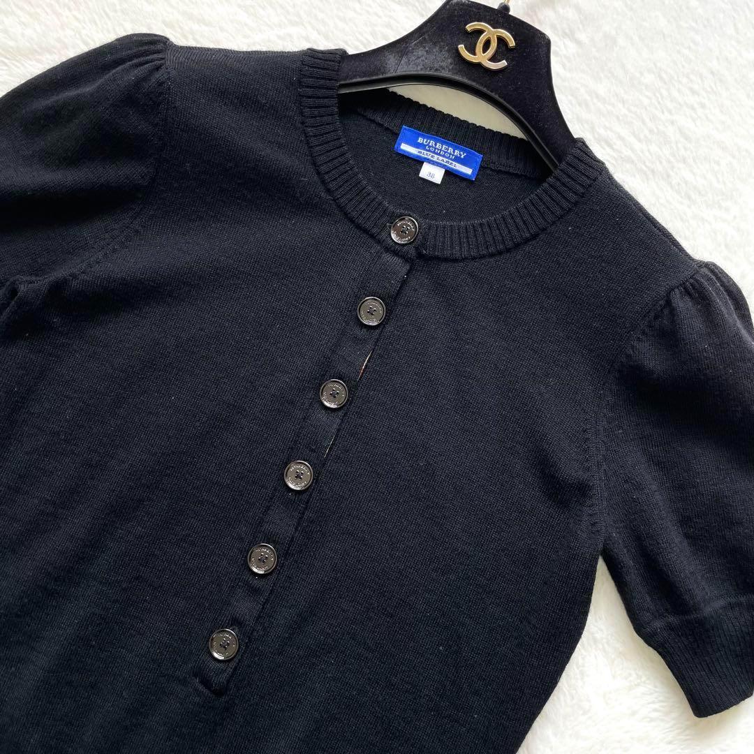 BURBERRY バーバリーブルーレーベル 半袖ニット ノバチェック