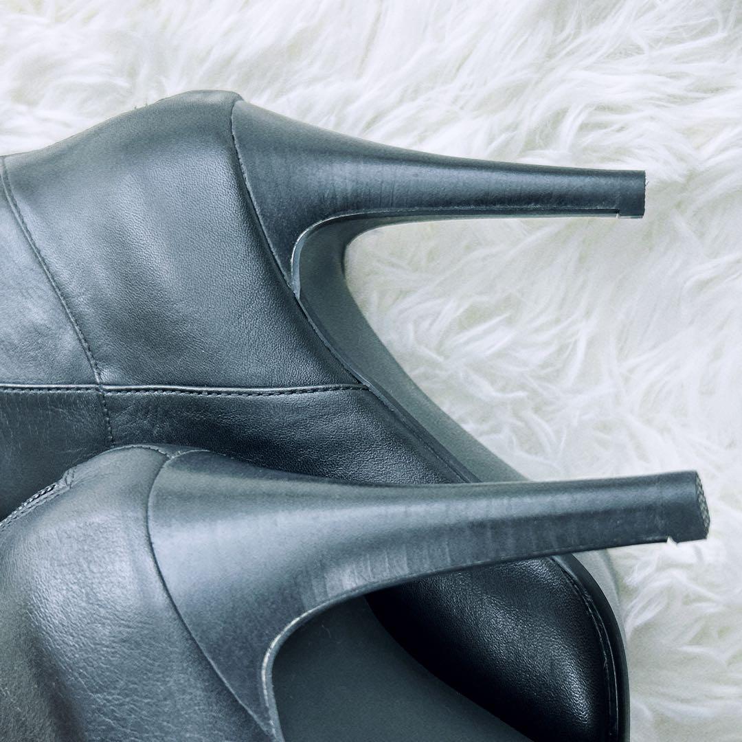 【極美品】DIANA   本革2way ニーハイブーツ　ロングブーツ　黒23.5