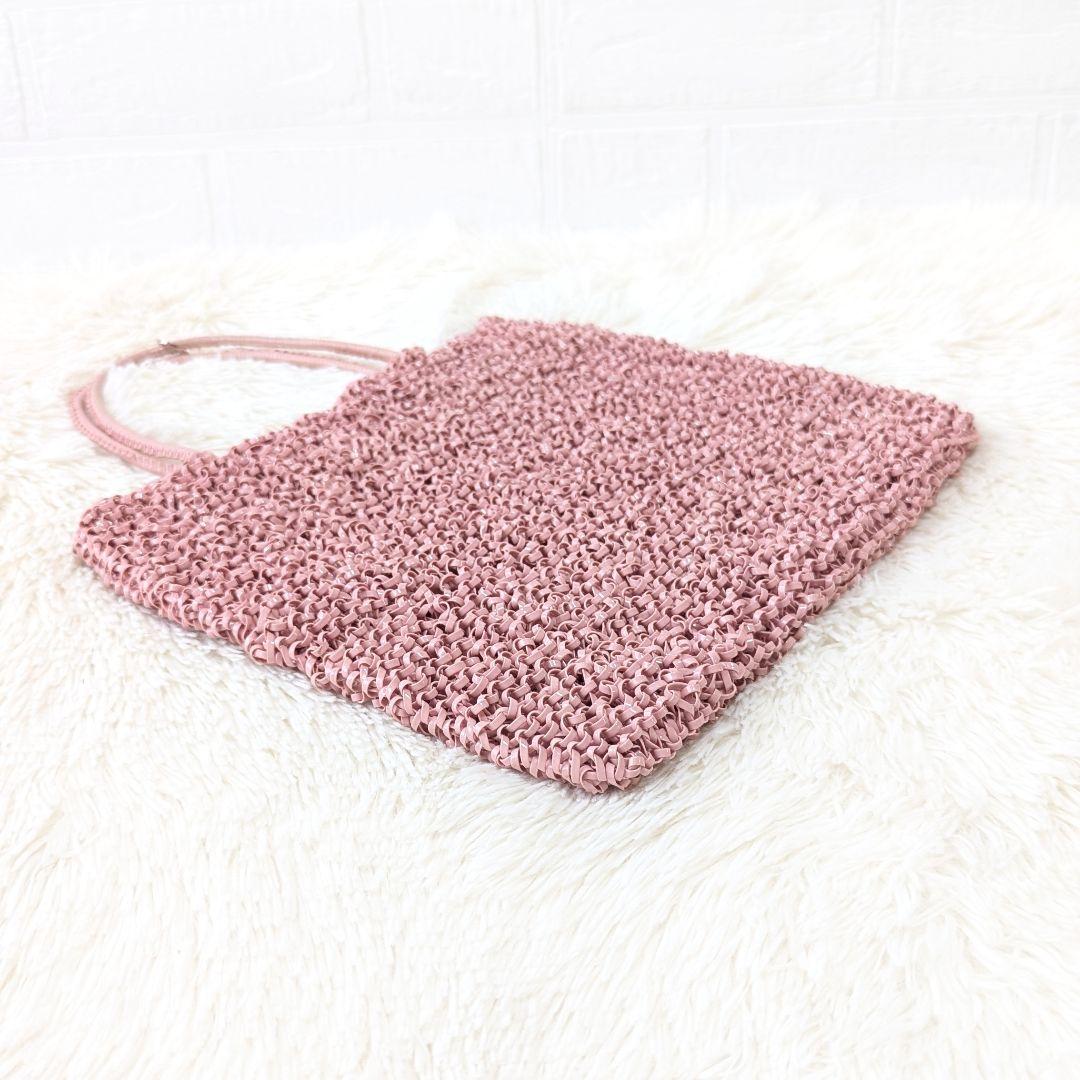 web限定セール ✨美品♡希少✨ ピンク スクエア ワイヤーバッグ アンテプリマ バッグ