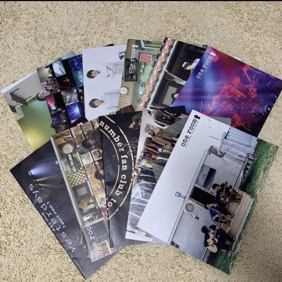 back number 会報誌　11冊
