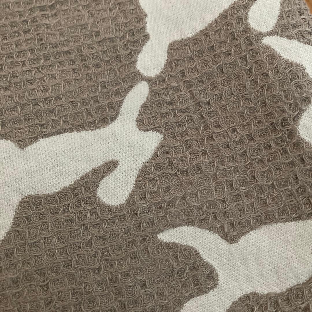 激安通販 ミナペルホネンrun run 小 コットンリネンブランケット run