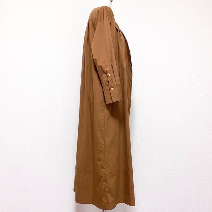 martinique ノーカラー ロング シャツ ワンピース 美品 新品即決