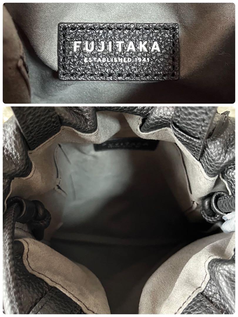【新品未使用】フジタカ　フィノ 2WAY レザー巾着ミニバッグ　完売品