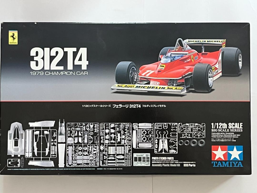 【未組立】タミヤ 312T4 FERRARI 1979 ChampionCAR タミヤ 1/12 フェラーリ 312T4 1979年 チャンピオンカー 未組立