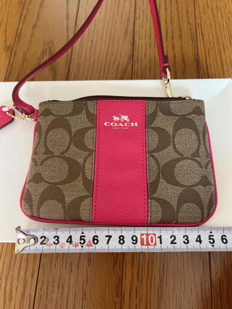 COACH ポーチ リストレット ボウプリント リボン柄 コーチ レディース CO078DW018072_fw_thumbM.jpg