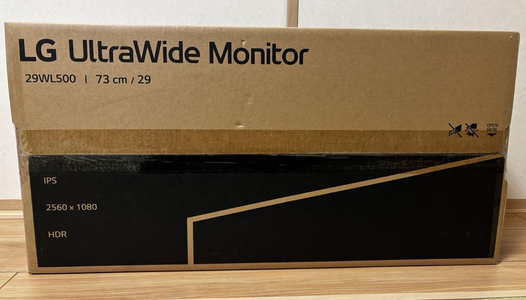 LG ウルトラワイドモニター 本体 29WL500-B