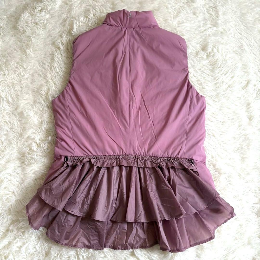 ダンスキン DANSKIN ピルエットハイブリッドダウンベスト　ピンク　L