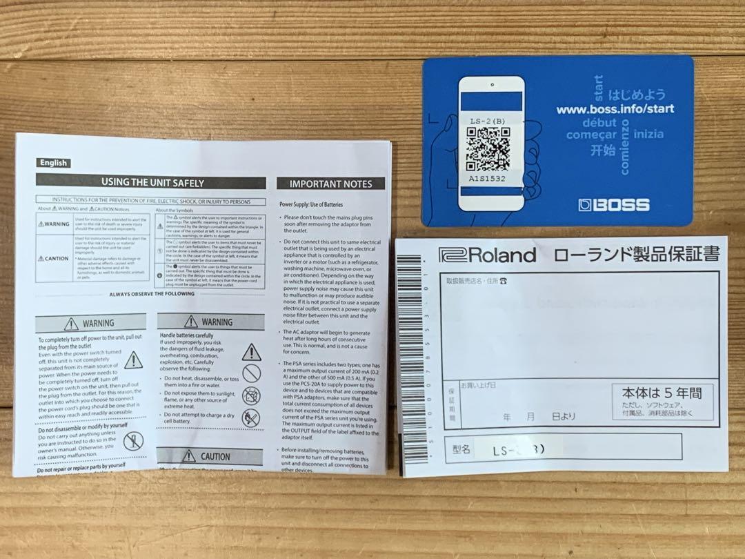 新品 BOSS LS-2 Line Selectorボス ラインセレクター