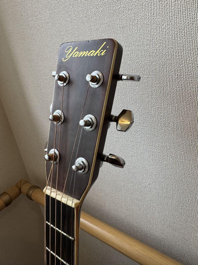 Yamaki アコースティックギター 135 トップ単板　ハードケース付