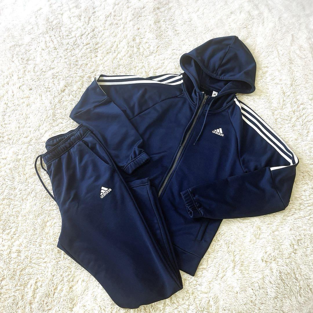 adidas アディダス セットアップ　ジャージ　上下セット　L フーディー