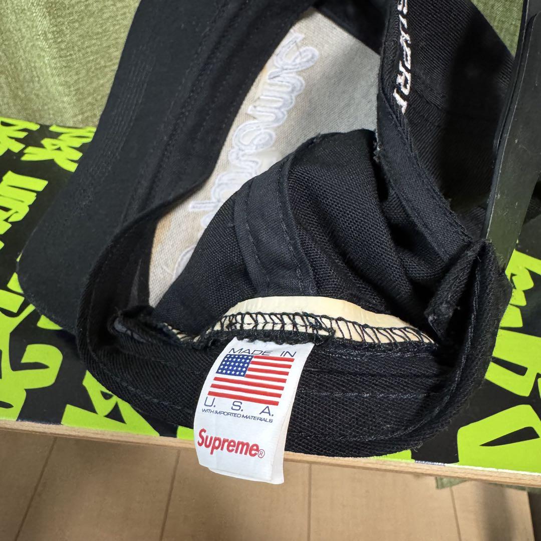 SUPREME Classic Team 5-Panel Black キャップ