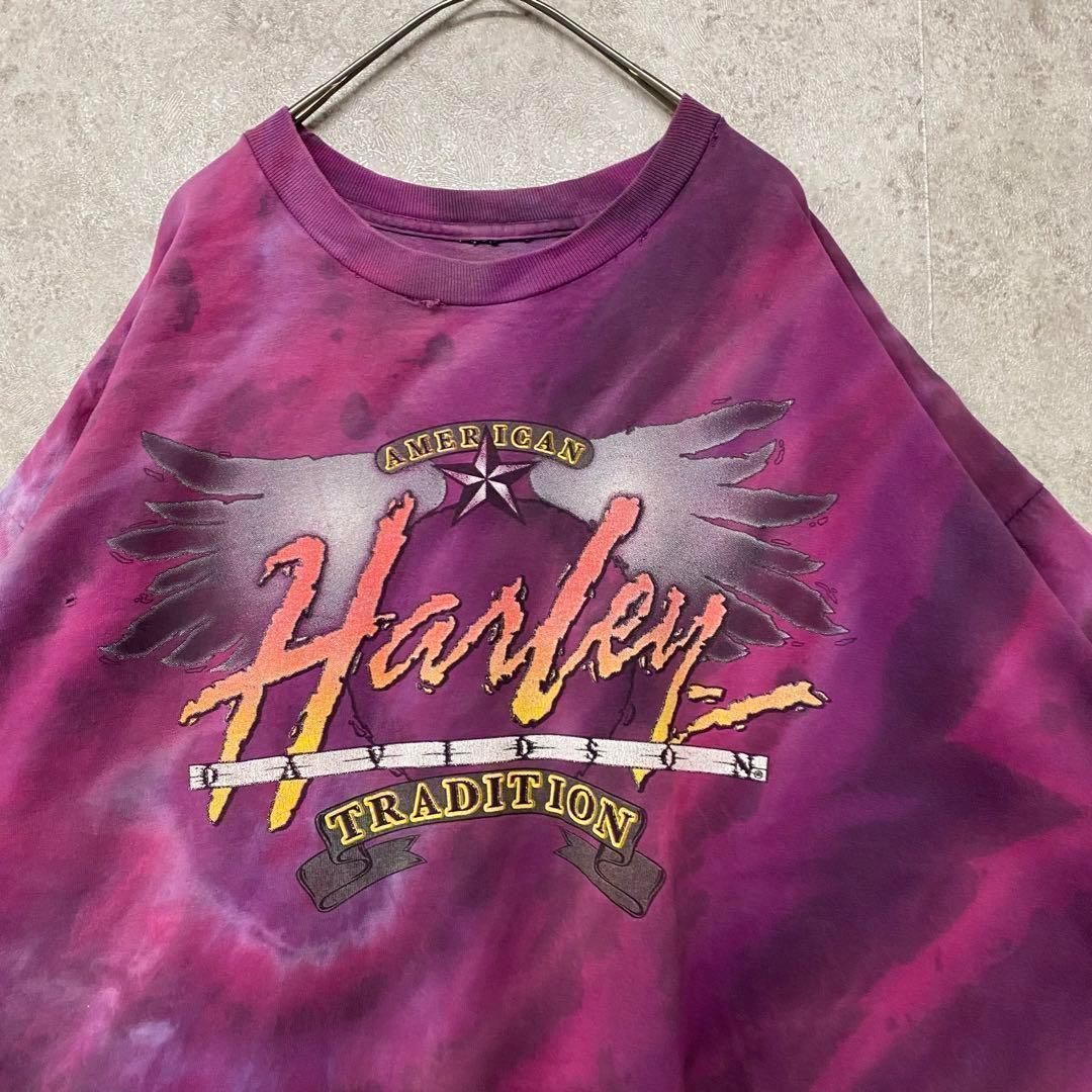 【激レア☆US輸入90s】ハーレーダビッドソン両面プリントTシャツ メンズ4XL