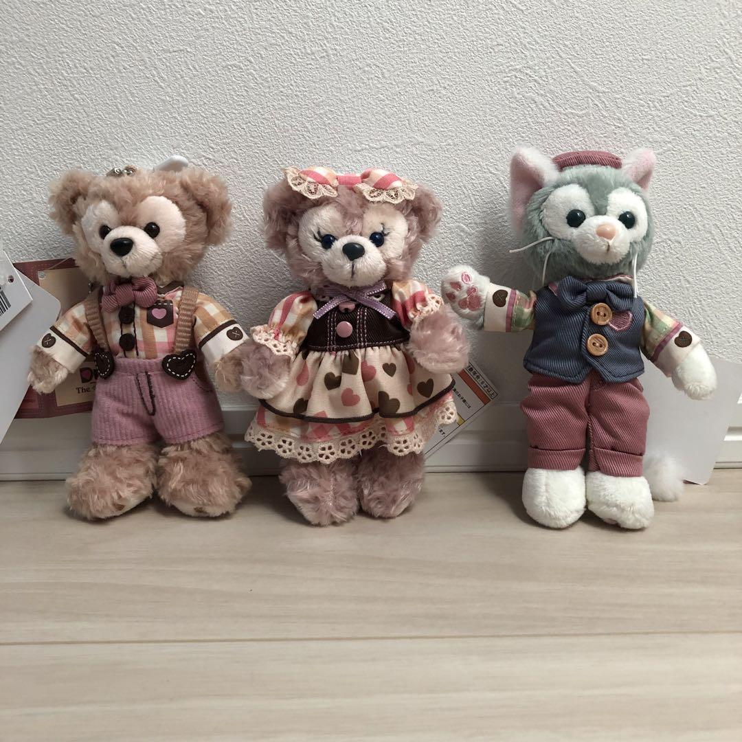 タグ付き 東京ディズニーシー ぬいぐるみバッジ 2017