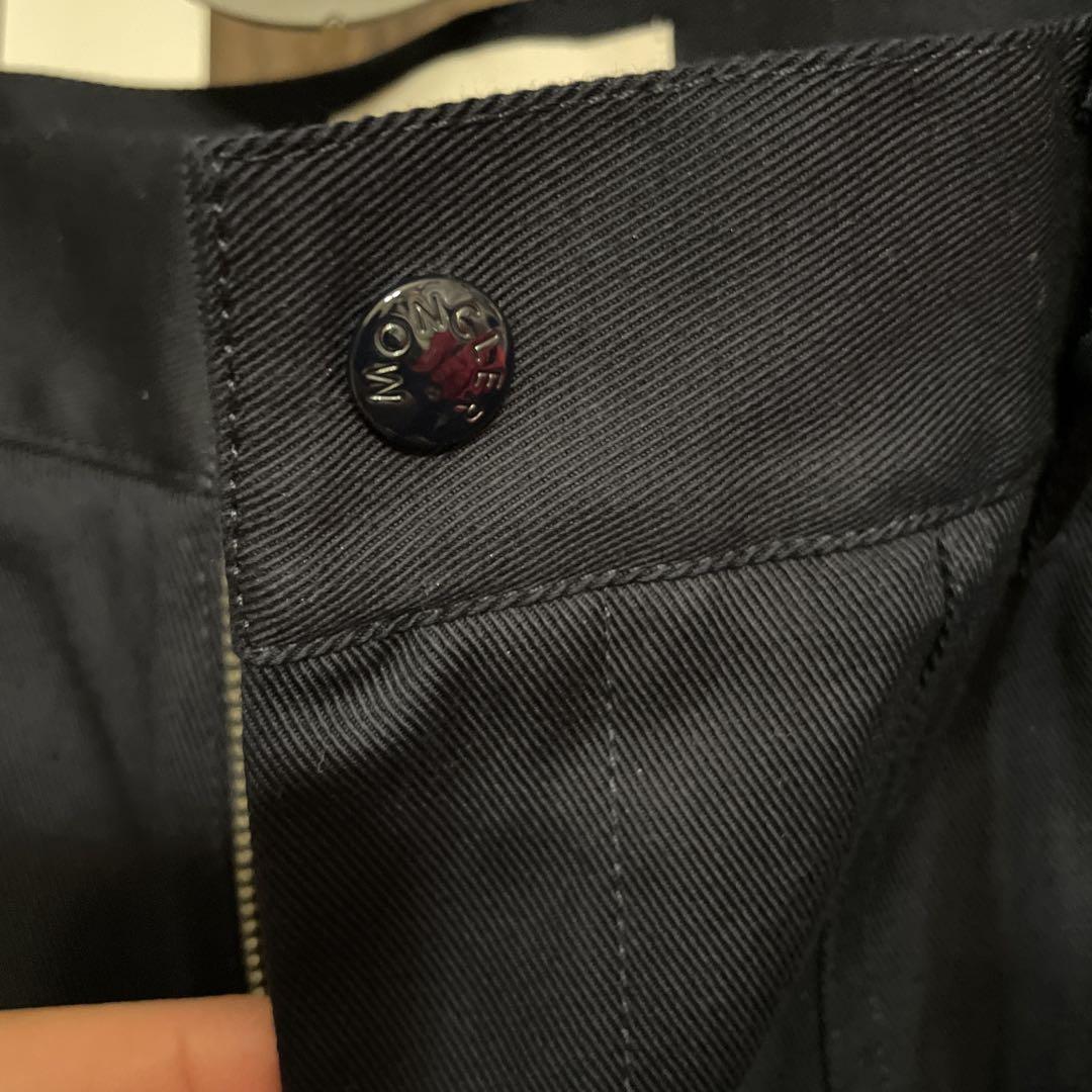 モンクレールMONCLER コットンギャバジン素材　パンツ　2024春夏新作