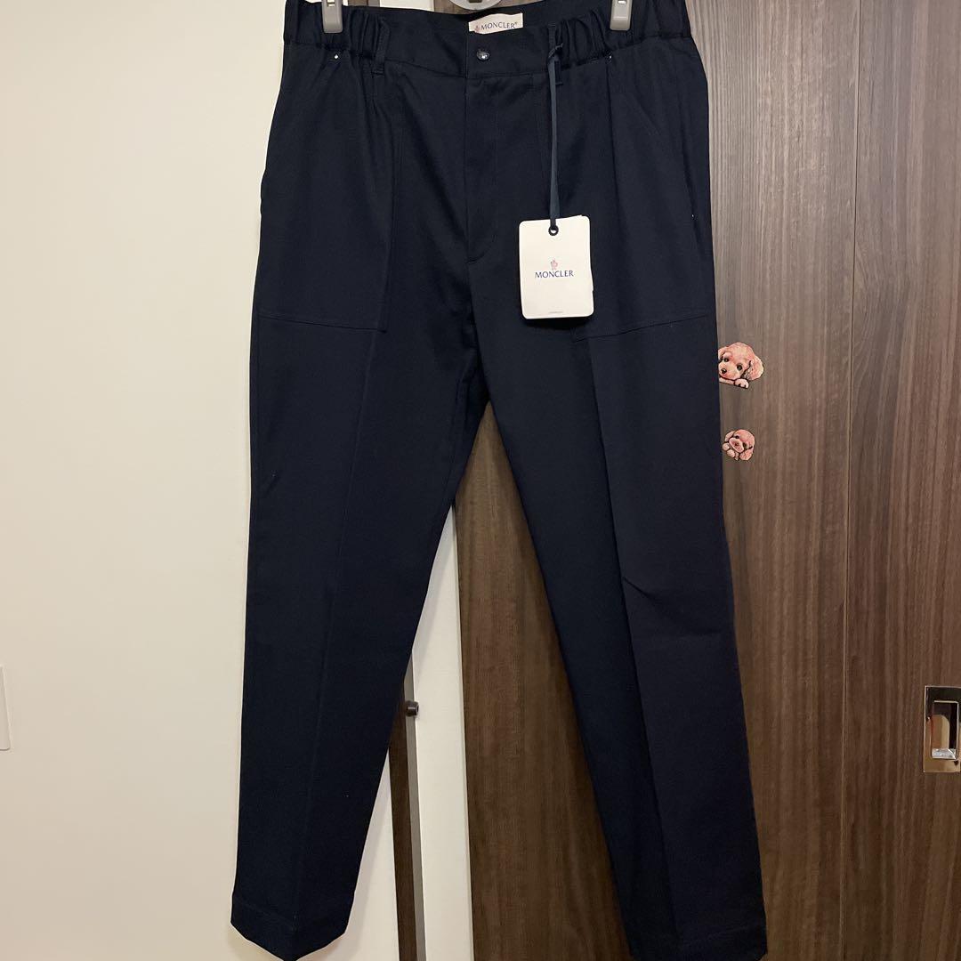 モンクレールMONCLER コットンギャバジン素材　パンツ　2024春夏新作