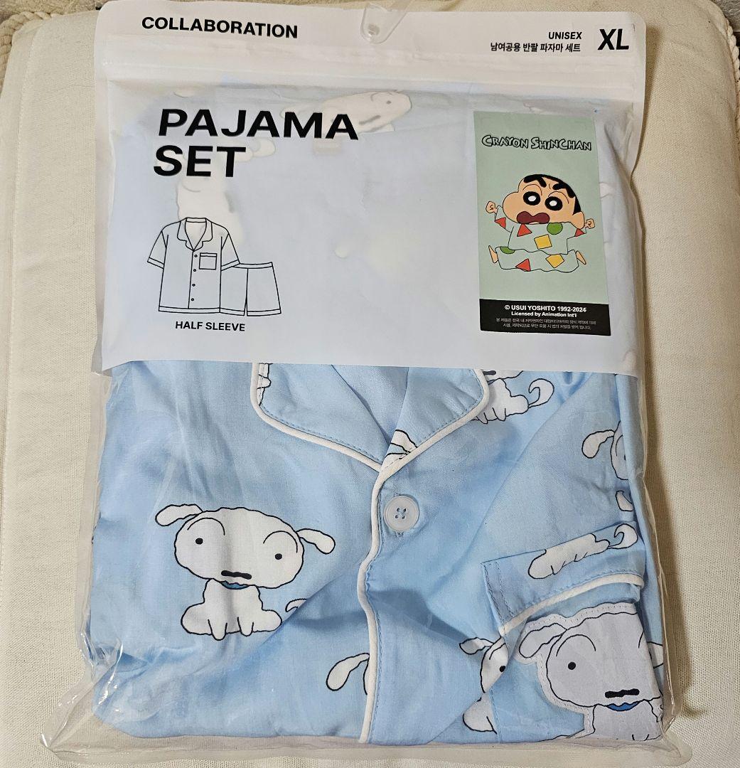 SPAO クレヨンしんちゃん 半袖パジャマ (LIGHT BLUE) クレヨンしんちゃん パジャマ SPAO(スパオ) - 海外通販のBUYMA