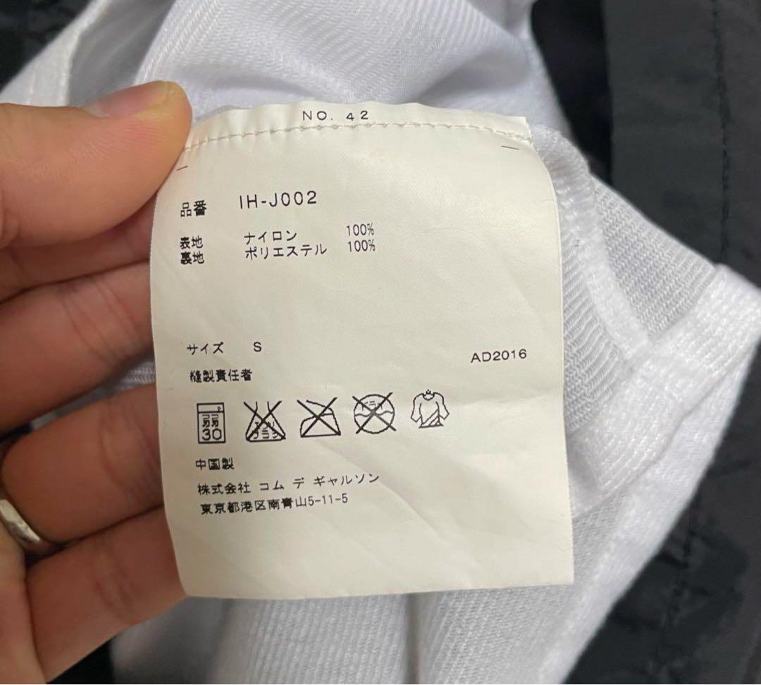Comme des garcons コーチジャケット　ブラック　Sサイズ