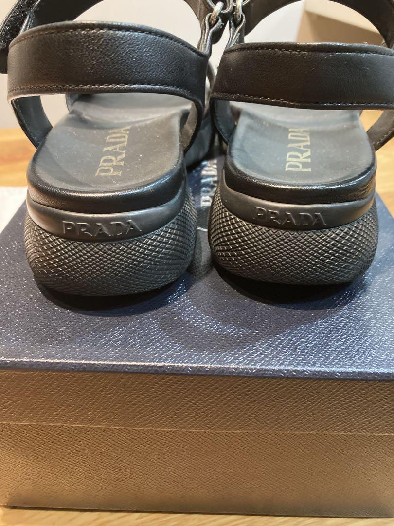 【PRADA】スライダー スェードサンダル/送料込 PRADA サンダル
