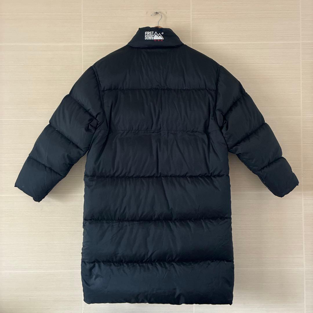 FIRST DOWN ダウンジャケット ベンチコート リバーシブル FIRST DOWN ダウンジャケット ベンチコート リバーシブル