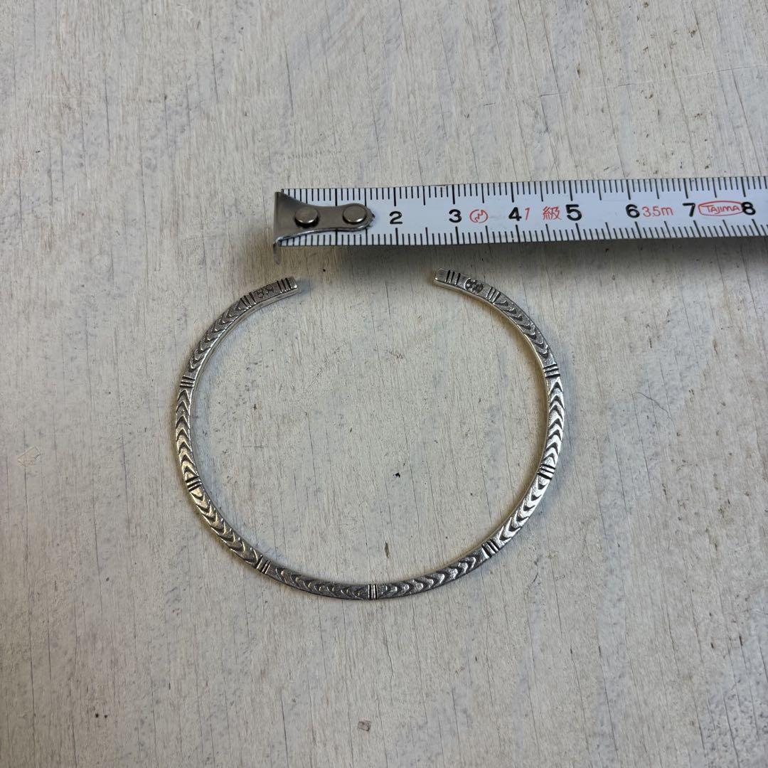 【新品】カレンシルバー　バングル　14g ユニセックス