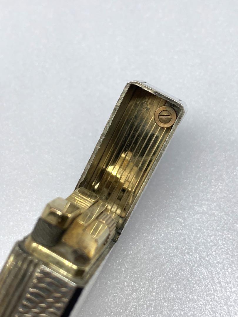 S.T Dupont エステーデュポン ガスライター シルバー