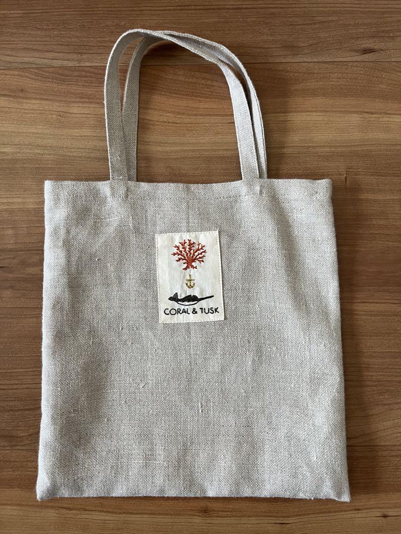 低価格 CORAL&TUSK コーラル&タスク刺繍布バック 猫 バッグ