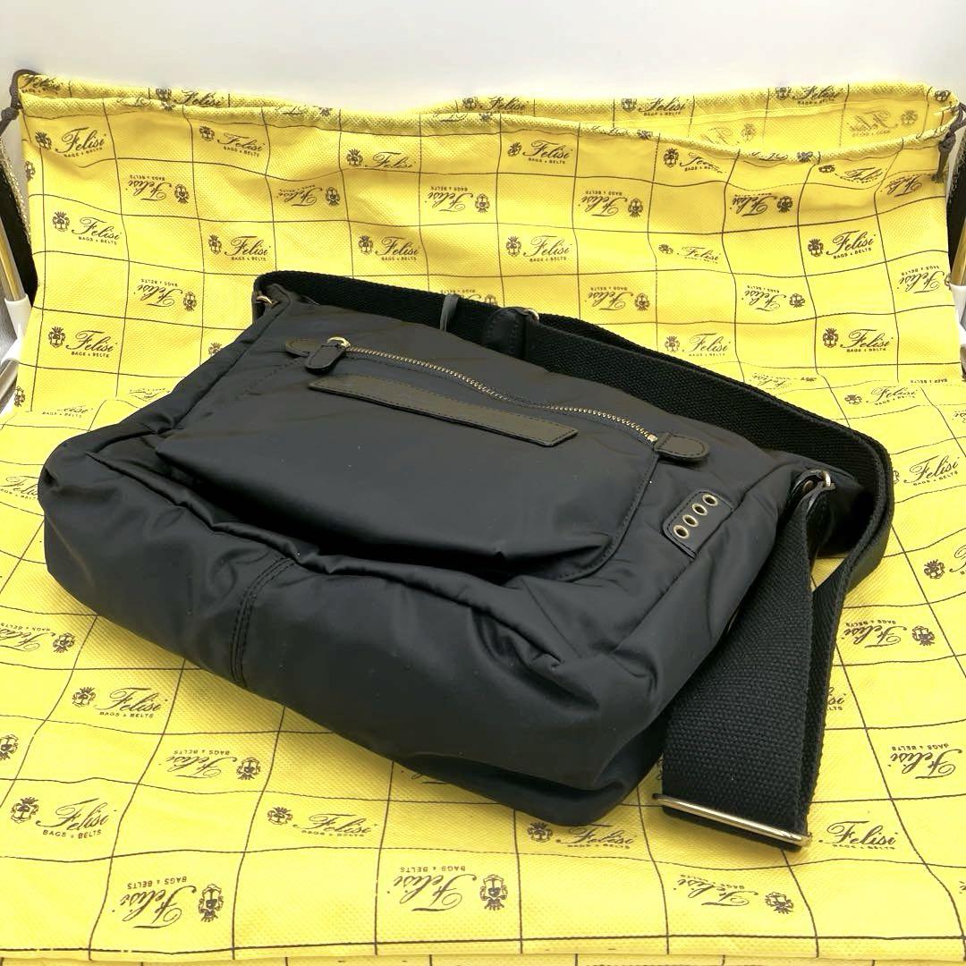 新品　Felisi フェリージ ショルダーバッグ メンズ ナイロン×クロスボディ