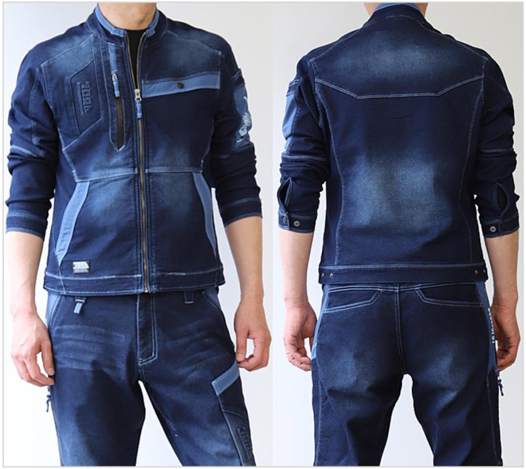 【寅壱】TORAICHI／デニム 上下セット／ジャケット＆カーゴパンツ／紺色