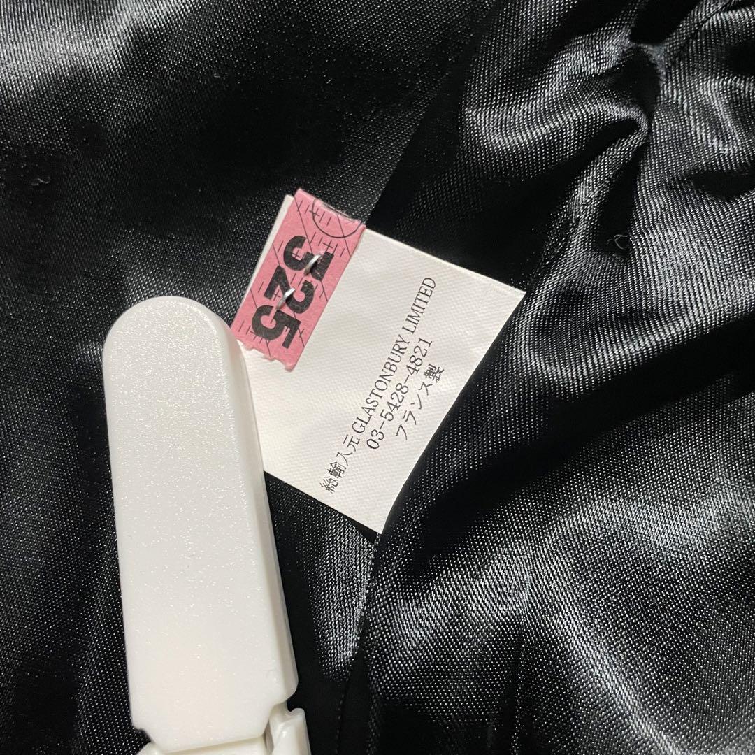 Honnete black melton wool jacket France製