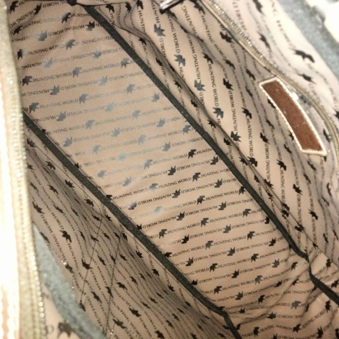 美品 希少 ハンティングワールド ボストンバッグ 大容量 旅行 ビジネス 黒