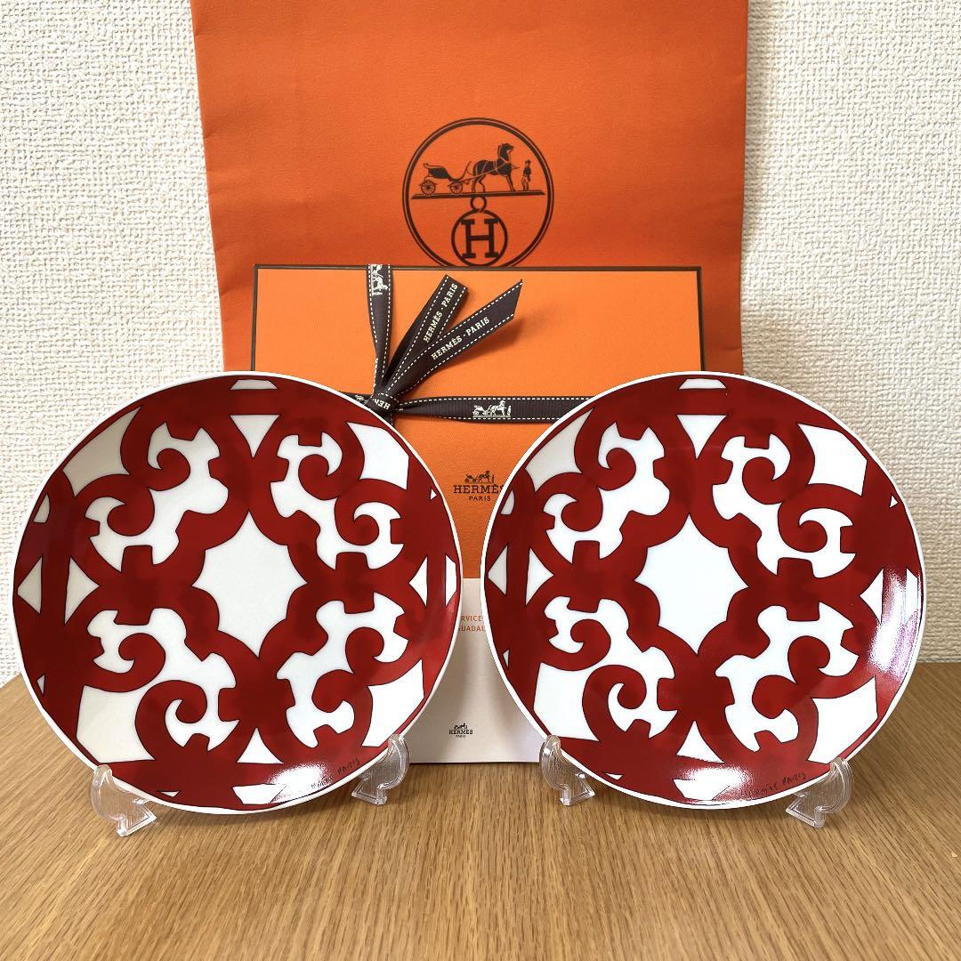【新品　2枚　ギフト包装】エルメス　ガダルキヴィール　パンプレート　No.3 新品 2枚 ギフト包装】エルメス ガダルキヴィール パンプレート